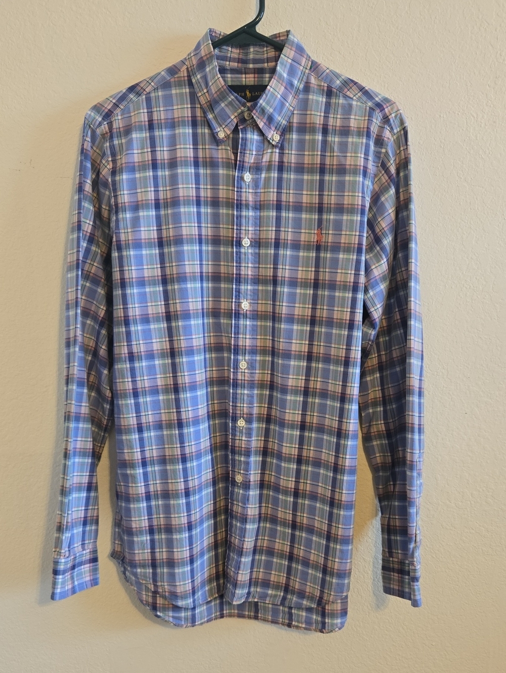 Polo by Ralph Lauren Plaid Button-Down Shirt - Blue - Medium